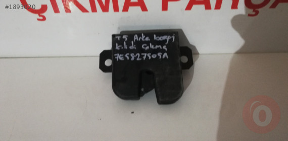 VW T5 ARKA BAGAJ KİLİDİ 7E5827505A