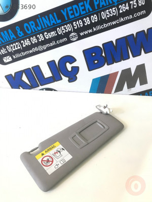 BMW F30 320 316 318 ÇIKMA ORJİNAL SAĞ SOL GÜNEŞLİK GRİ
