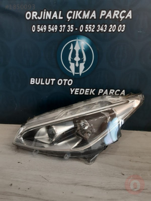 PEUGEOT 208 2017 SONRASI SOL FAR ORJİNAL ÇIKMA YEDEK PARÇA