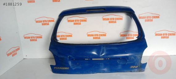 Peugeot 206 bagaj kapak orijinal Çıkma mavi renk