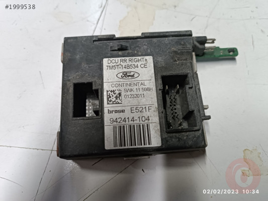 7M5T14B533CE Ford Kuga Focus 2009 arka sağ cam motoru beyni