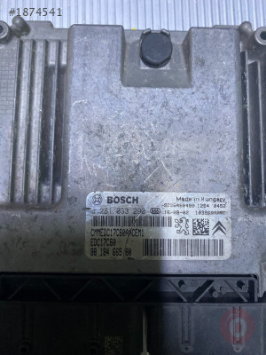 0281033290 PEUGEOUT 308 EDC17C60 ÇIKMA MOTOR BEYNİ