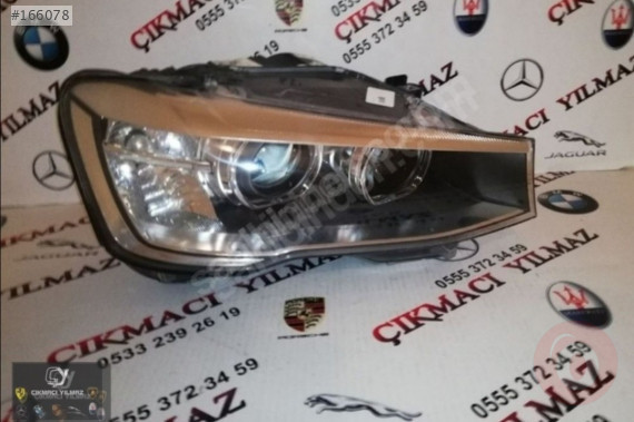 Bmw x3 sağ xenon far x 3 çıkma yedek parça