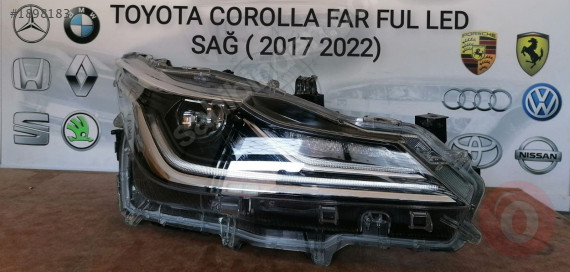 TOYOTA COROLLA 2017 2022 ORJINAL ÇIKMA  SAĞ LEDLİ FAR