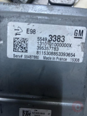 55487860, 55493383 OPEL CORSA E 1.3 CDTI ÇIKMA MOTOR BEYİNİ