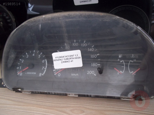 ACCENT 1.3 GÖSTERGE SAAT,YUMURTA KASA ÇIKMA GÖSTERGE SAATİ