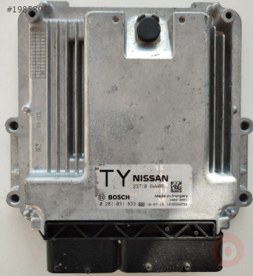 Nissan Juke 1.6 Benzinli Motor BEYNİ 23710-6WW0B 0281031833