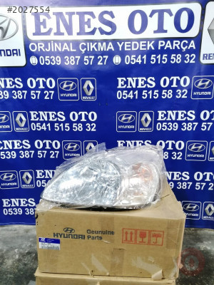 HYUNDAI MATRİX SIFIR ORJİNAL MOBİS SOL ÖN FAR