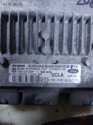 5WS40433A-T 7S61-12A650-AA Fiesta 1.4TDCI Çıkma Motor Beyni