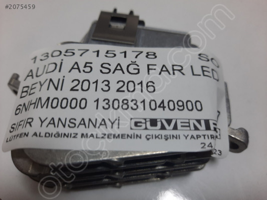 AUDİ A5 SAĞ FAR LED BEYNİ 2013 2016 6NHM0000 130831040900 13