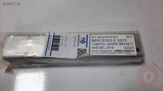 MERCEDES E W213 TAMPON DEMİRİ BRAKETİ SAĞ SOL 2016 213620040