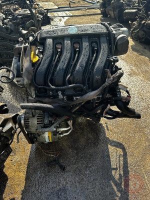 Scenic 2 1.6  16 valf komple dolu çıkma motor garantili