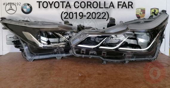 TOYOTA COROLLA 2019- 2022 ORJINAL ÇIKMA  SAĞ SOL FAR