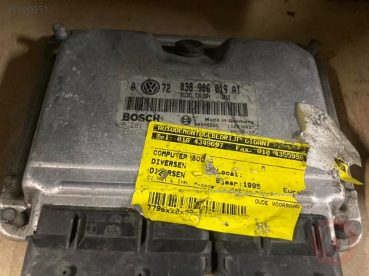 VW Golf MK4 1.9 TDI Motor Beyni 038906019 AT - 0281010974