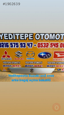 Suzuki sx4 s cross arka bagaj bakaliti