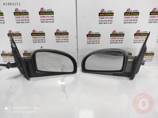 HYUNDAİ GETZ 1999-2006 MODEL ÇIKMA ORJİNAL SAĞ SOL AYNA