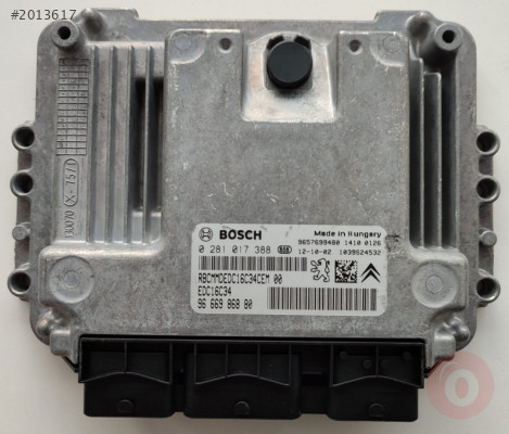"Peugeot Partner 0281017388 9666986880 EDC16C34
