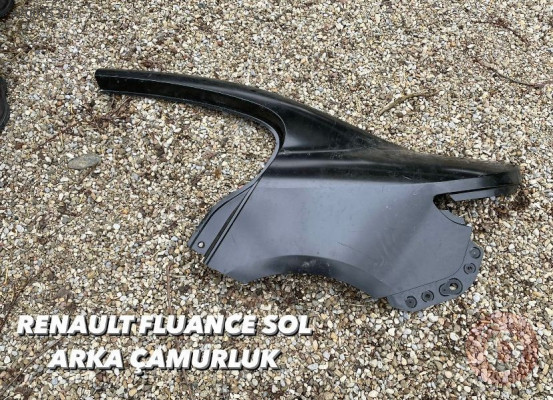 RENAULT FLUENCE SOL ARKA ÇAMURLUK