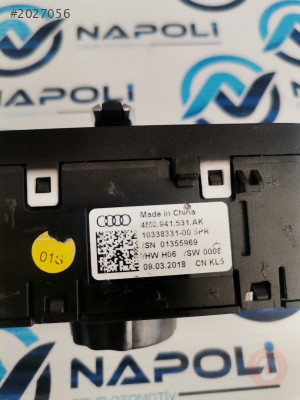 4M0941531AK AUDİ A4 A5 FAR ANAHTARI 2016/2023