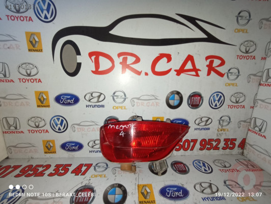 RENAULT MEGANE 4 ARKA SİS FARI REFLEKTÖR SAĞ ÇIKMA PARÇA