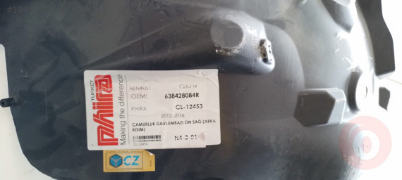 RENAULT CLİO 5 SAĞ ÖNÜN ARKASI DAVLUMBAZ 638428084
