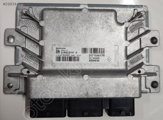 Renault Megane Motor ECU 237104517R S180078161A EMS3110