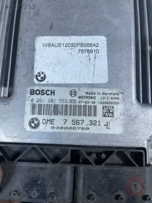 0261201553 7567321-01 BMW 1 SERİSİ E87 ÇIKMA MOTOR BEYNİ