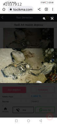 Audi A6 mazot deposu