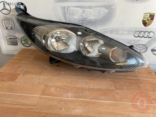 FORD FİESTA MAKYAJSIZ KASA ÇIKMA SAĞ FAR İÇİ SİYAH