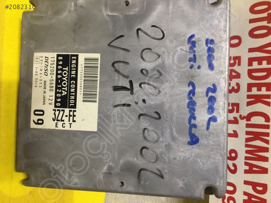 Toyota coralla Ae111 99/2002 motor beyni çıkma orjınal