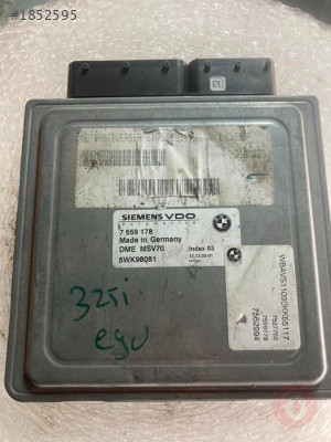 7559178 5wk98081 bmw e60 motor beyini DME-MSV70