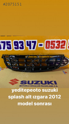 suzuki splash tampon ızgarası
