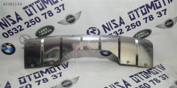 MERCEDES GL SERİSİ X164 ARKA TAMPON ALT NİKELAJ DİFÜZÖR
