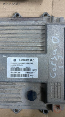 55568383 KZ MJD 6O3 S3 OPEL CORSA D 1.3 CDTI ECU MOTOR BEYNİ