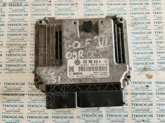 03C906016A 0261S04391 VAG GRUBU 1.4 TSİ MOTOR BEYNİ ÇIKMA