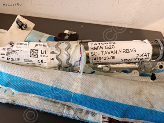 BMW G20 SOL TAVAN AİRBAG 7419423-09 7419423