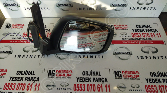 NİSSAN NAVARA SAĞ DİKİZ AYNASI SİNYALLİ SIFIR D40 2010-2012