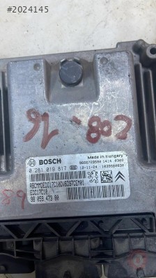 0281019817 9605947 Cıtroen Berlingo1.6 HDI Motor Beyni
