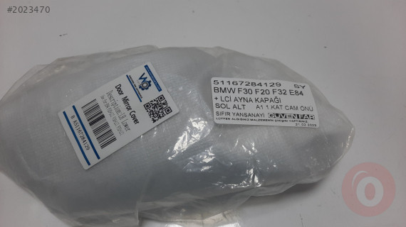 BMW F30 F20 F32 E84 + LCİ AYNA KAPAĞI SOL ALT 51167284129