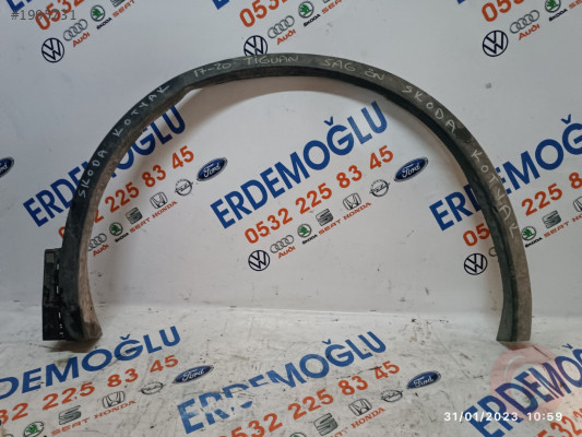 5Na854732 VW TİGUAN ÇIKMA ORJİNAL SAĞ ÖN ÇAMURLUK DODİĞİ