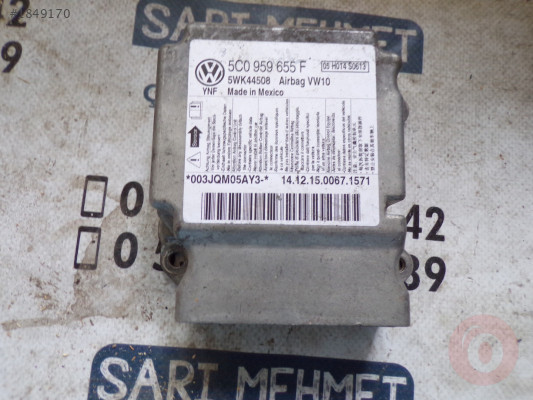 ÇIKMA VW JETTA 2013 - 2017 AİRBAG BEYNİ  5C0 959 655 F