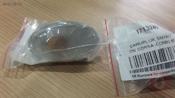 OPEL CORSA C ÇAMURLUK SİNYAL LAMBASI.OTO ERKAN ÜNYE