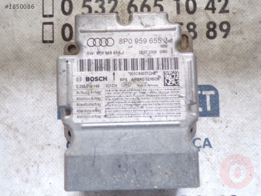 ÇIKMA AUDİ A3 AİRBAG BEYNİ  8P0959655J , 8P0 959 655 J