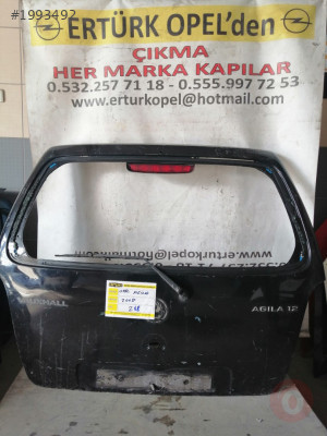 ÇIKMA OPEL AGİLA BAGAJ KAPAĞI