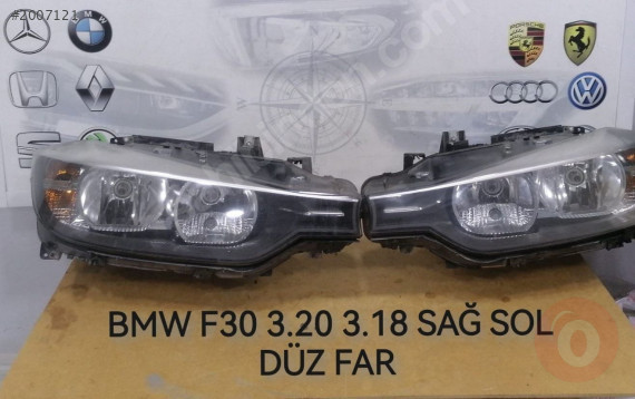 BMW F30 3.20 3.18 SAĞ SOL DÜZ FAR ORJİNAL ÇIKMA
