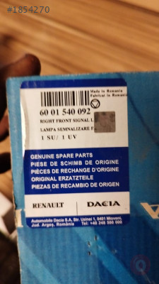 DACİA PİCUP SİNYAL LAMBASI ORIJINAL SAĞ