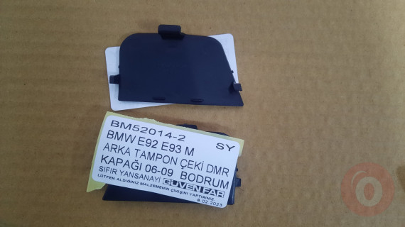 BMW E92 E93 M ARKA TAMPON ÇEKİ DEMİR KAPAĞI 2006-9 BM52014-2