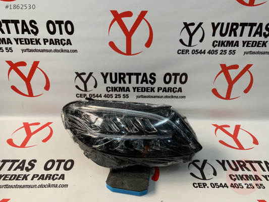 MERCEDES C SERİSİ W205 ÇIKMA ORJİNAL LED SAĞ FAR HATASIZ 4LÜ