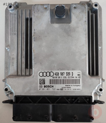 4G0907589D 0281031722 AUDI A6 3.0TDI Bi-Turbo MOTOR BEYNİ