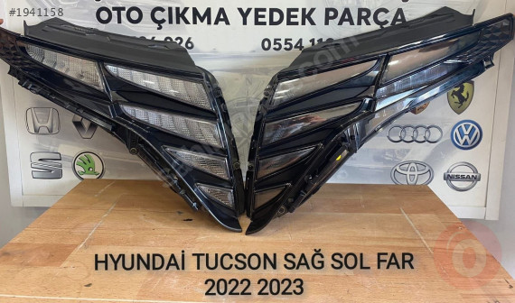 HYUNDAİ TUCSON ORJINAL ÇIKMA  SAĞ SOL FAR 2022 2023